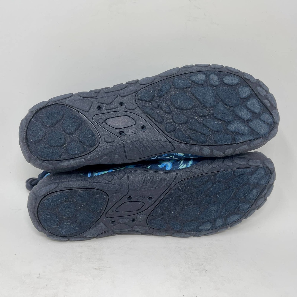Lands End Water Shoes Women's Sz 7 Navy Floral 2400:J.7.1 - Picture 11 of 12